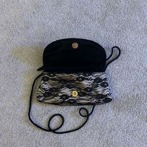 Lace crossbody bag